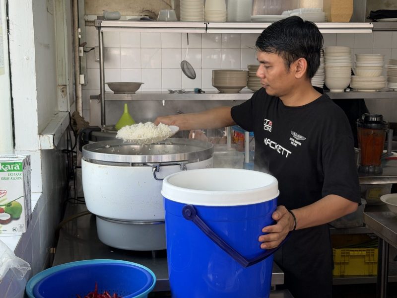 Kitchen at Warung Pagi Pagi